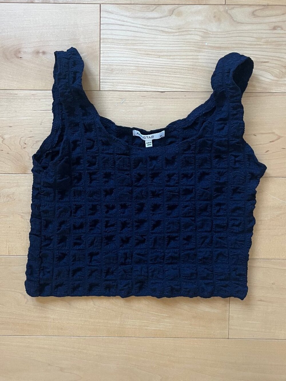 Antistar Navy Cropped Tank Top - US S